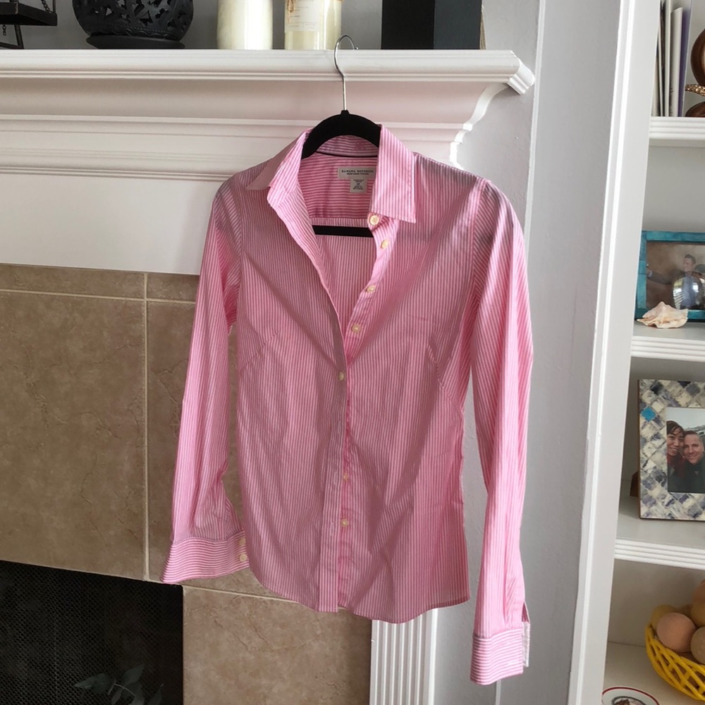 Banana Republic Non-iron fitted button up
